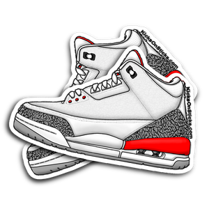 Jordan 3 "Katrina" Sneaker Sticker