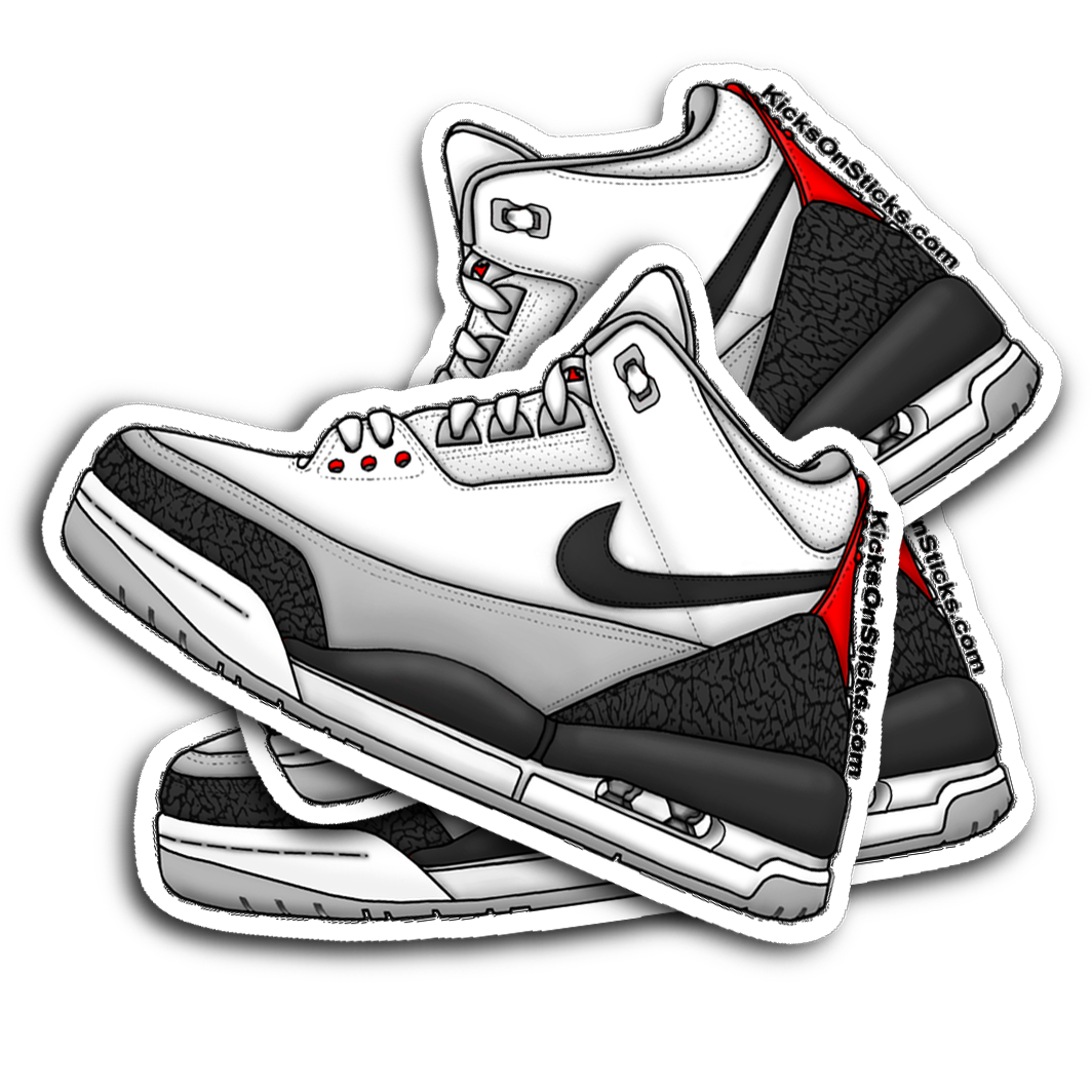 Jordan 3 "Tinker" Sneaker Sticker