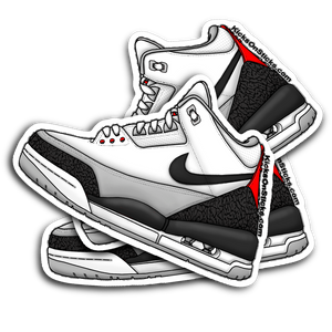 Jordan 3 "Tinker" Sneaker Sticker
