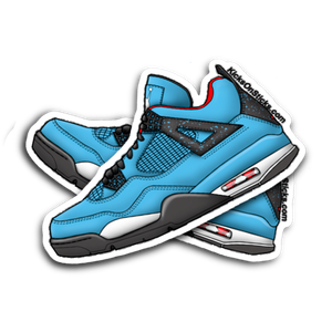 Jordan 4 "Travis Scott Cactus Jack" Sneaker Sticker