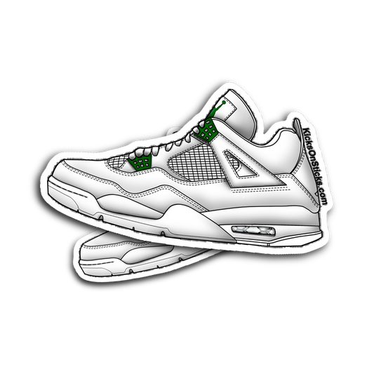 Jordan 4 "Classic Green" Sneaker Sticker