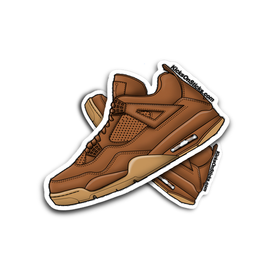 Jordan 4 "Ginger" Sneaker Sticker