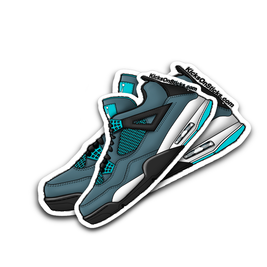 Jordan 4 "Teal" Sneaker Sticker