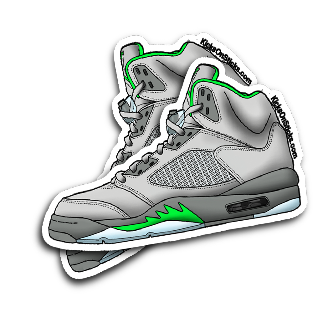 jordan retro 5 green bean
