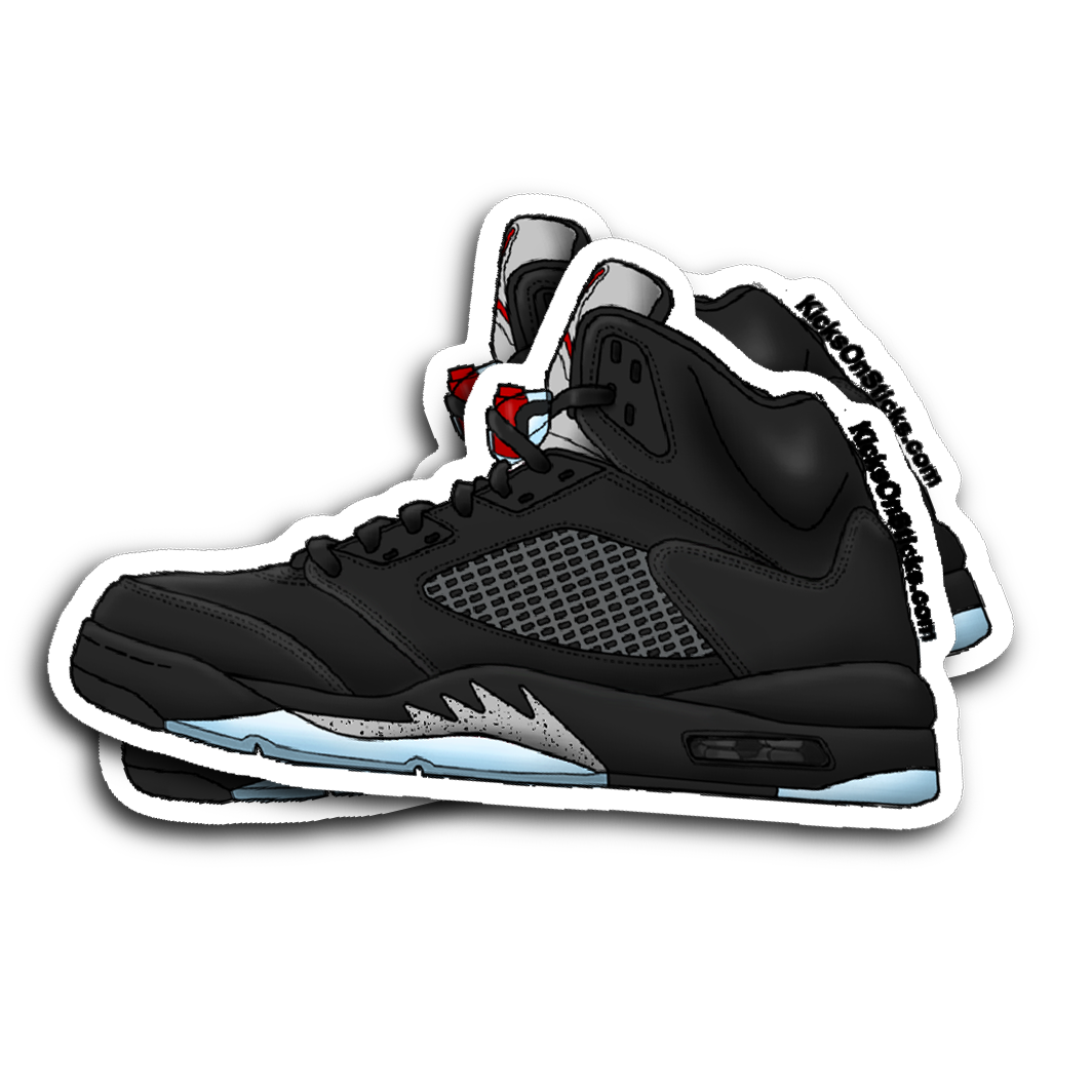 Jordan 5 "Metallic" Sneaker Sticker