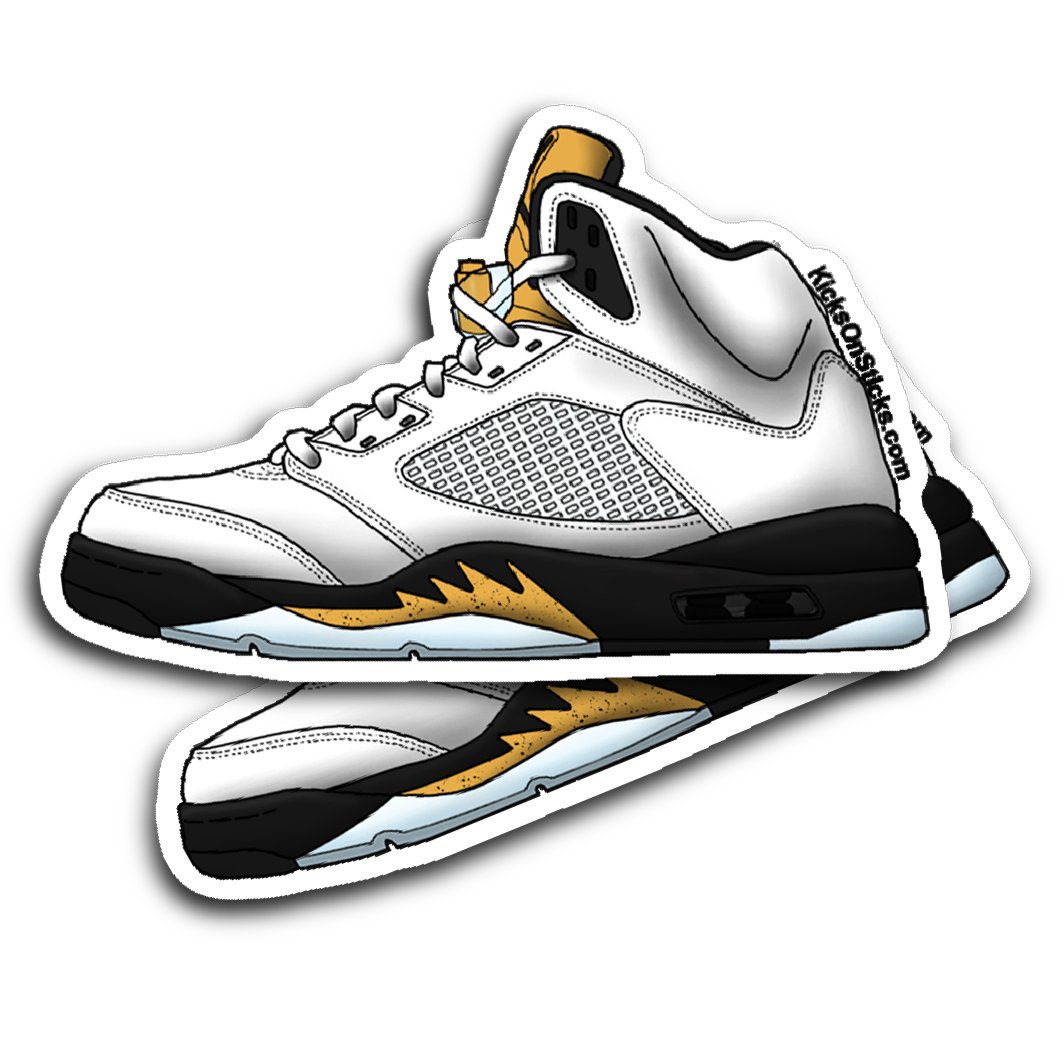 Jordan 5 "Olympic Gold" Sneaker Sticker