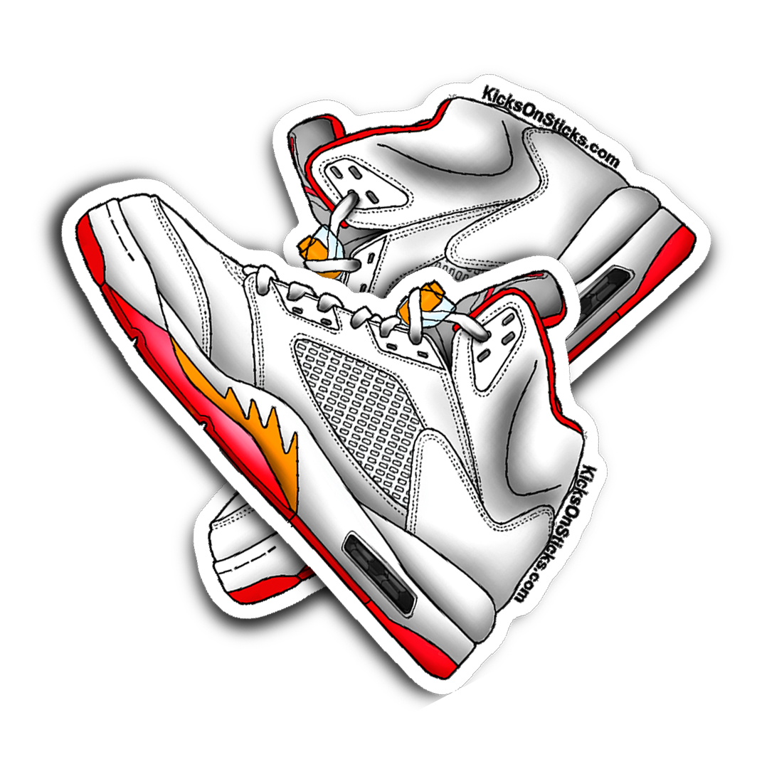 Jordan 5 "Sunset" Sneaker Sticker