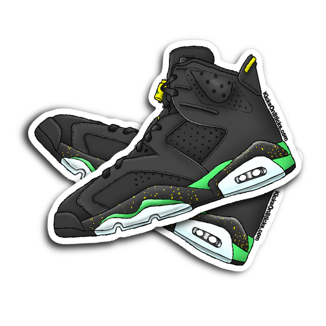 Jordan 6 "Brazil" Sneaker Sticker