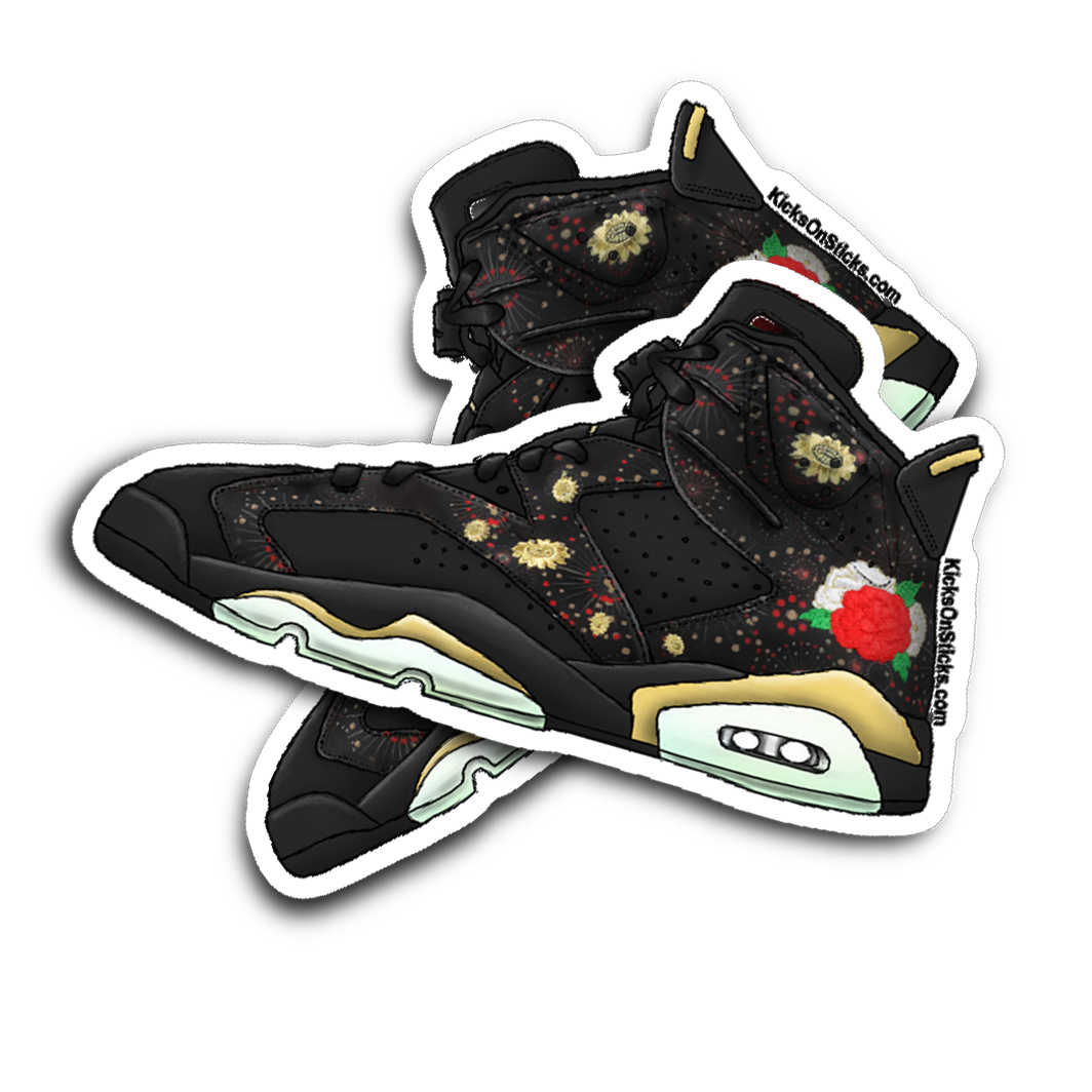 Jordan 6 "Chinese New Year" Sneaker Sticker