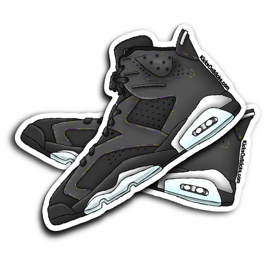 Jordan 6 "Lakers" Sneaker Sticker