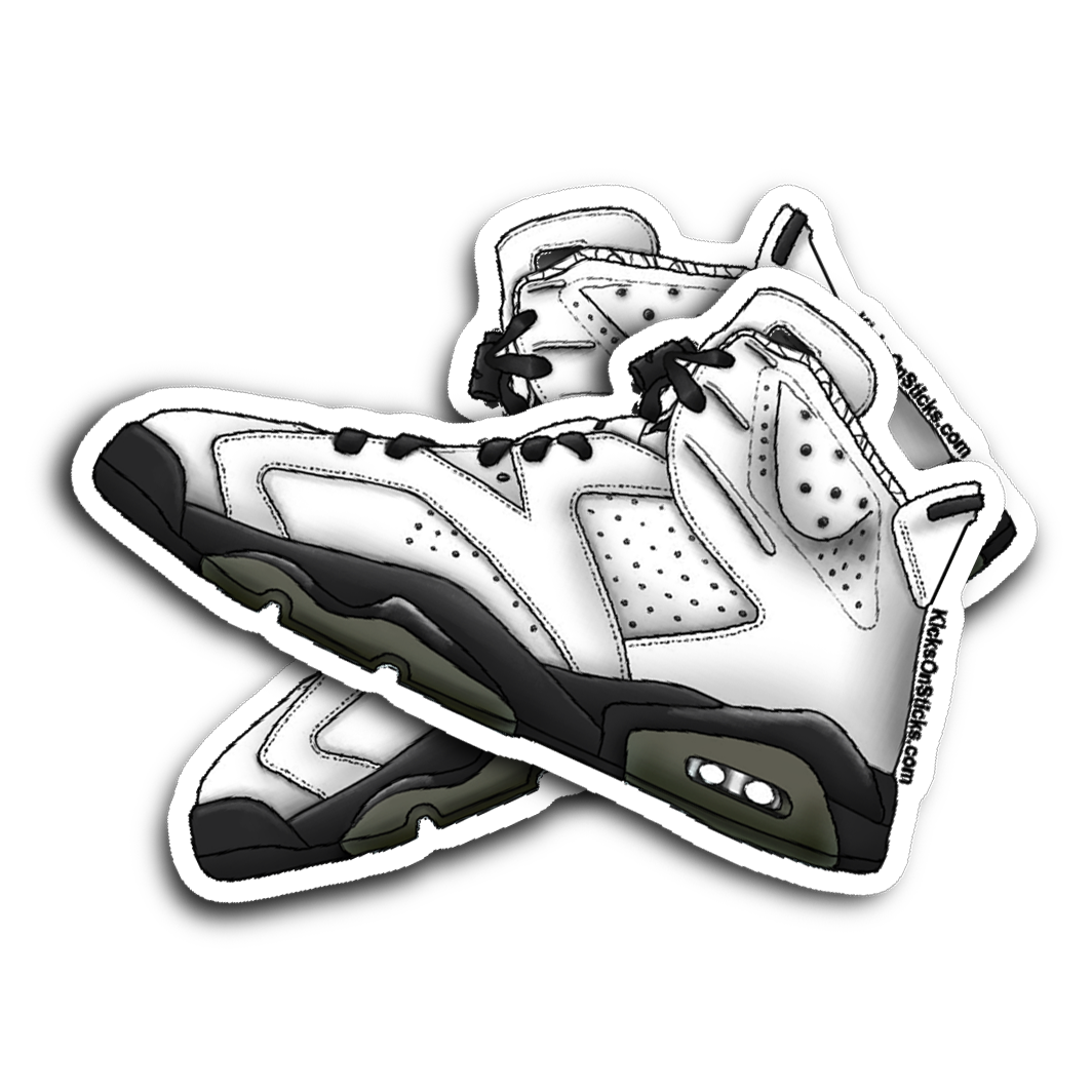 Jordan 6 "Motorsports" Sneaker Sticker