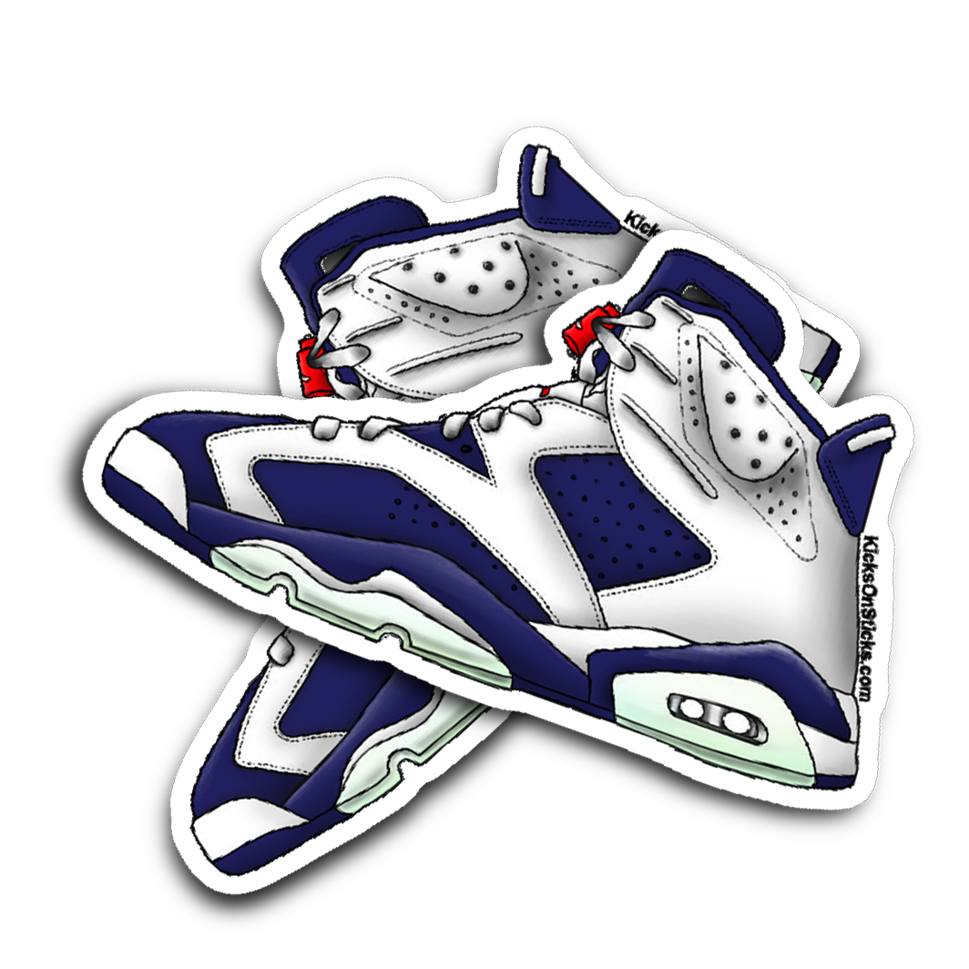 Jordan 6 "Olympic" Sneaker Sticker