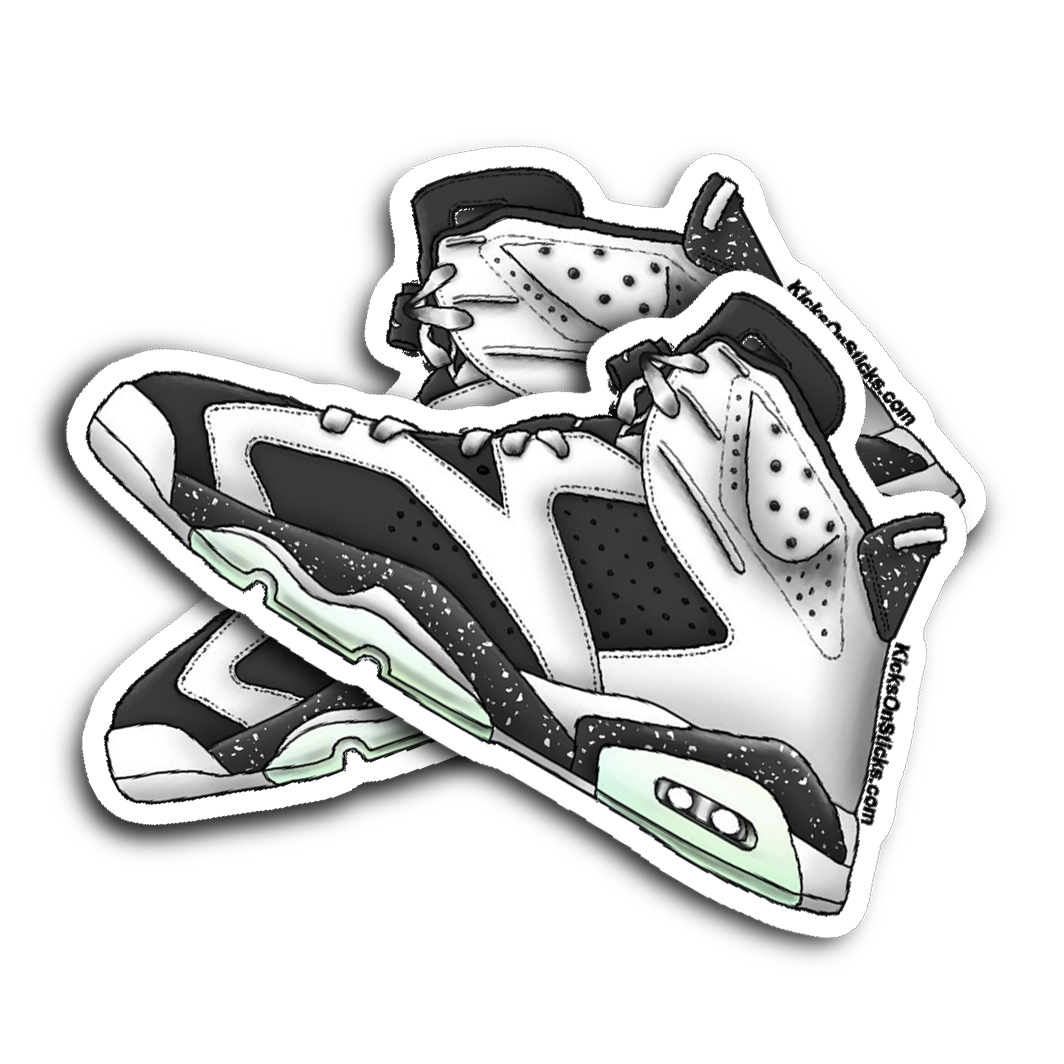 Jordan 6 "Oreo" Sneaker Sticker