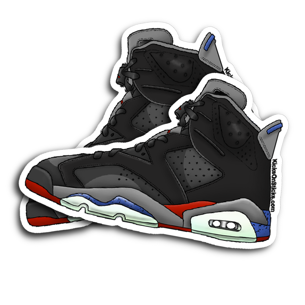 Jordan 6 "Piston" Sneaker Sticker