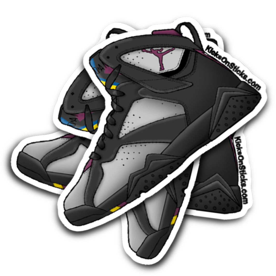 Jordan 7 "Bordeaux" Sneaker Sticker
