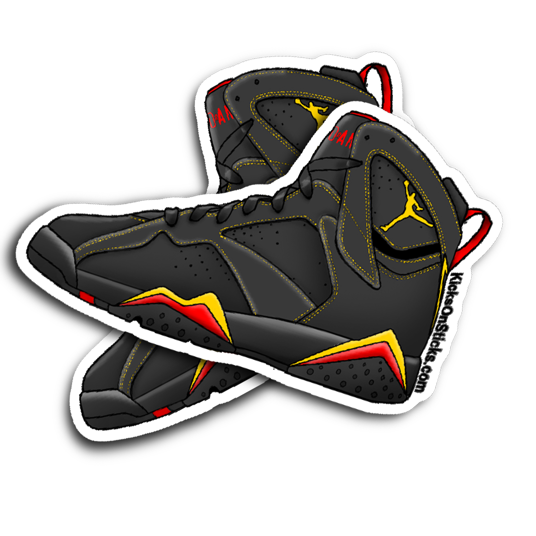 Jordan 7 "Citrus" Sneaker Sticker