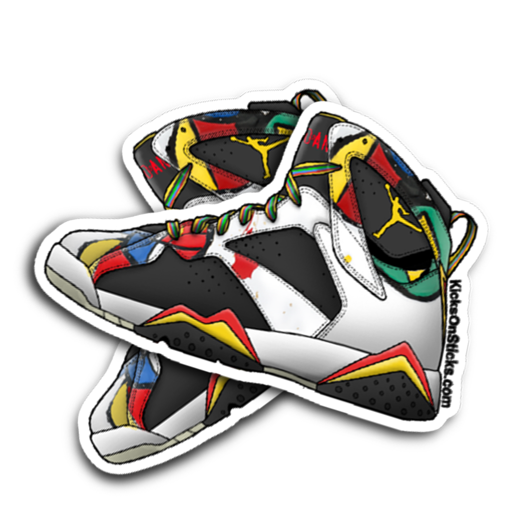 Jordan 7 "Miro" Sneaker Sticker