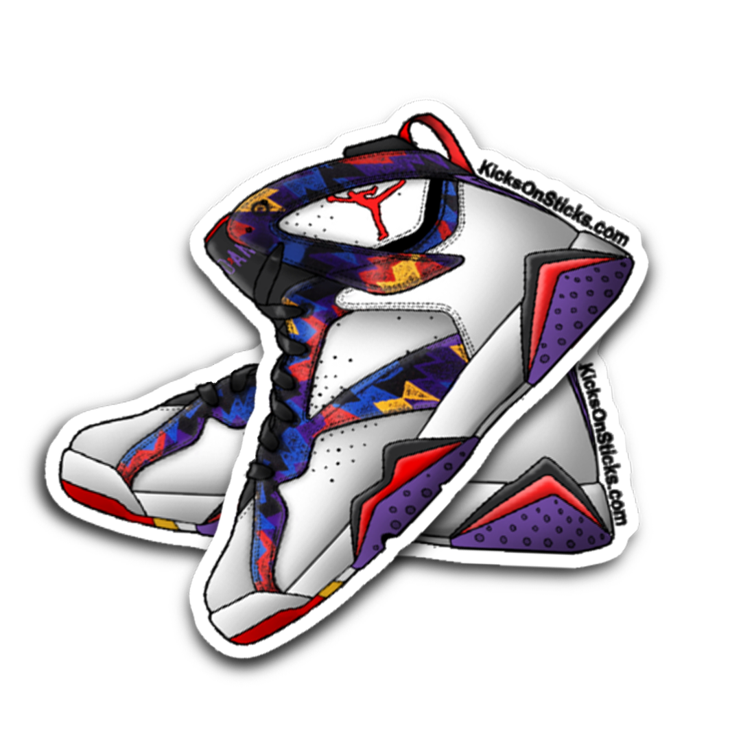 Jordan 7 "Nothin But Net" Sneaker Sticker