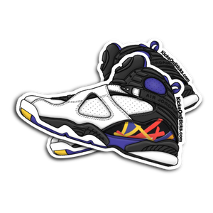 Jordan 8 "3 Peat" Sneaker Sticker