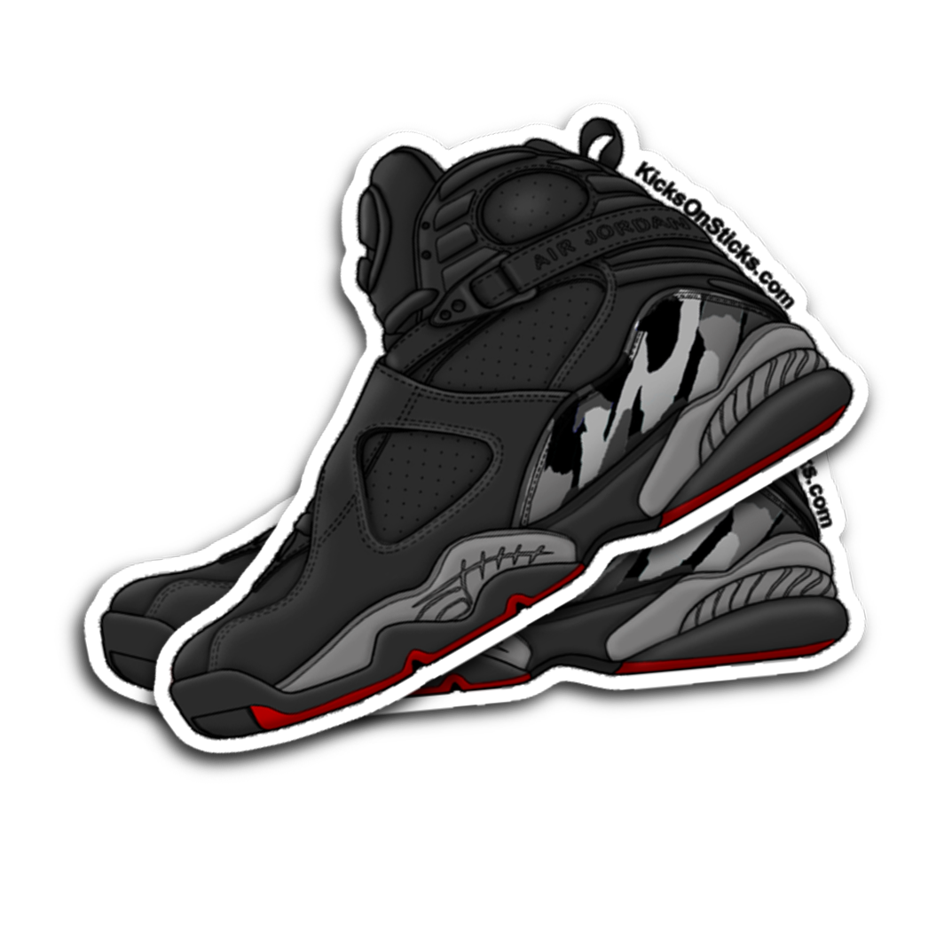 Jordan 8 "Cement" Sneaker Sticker