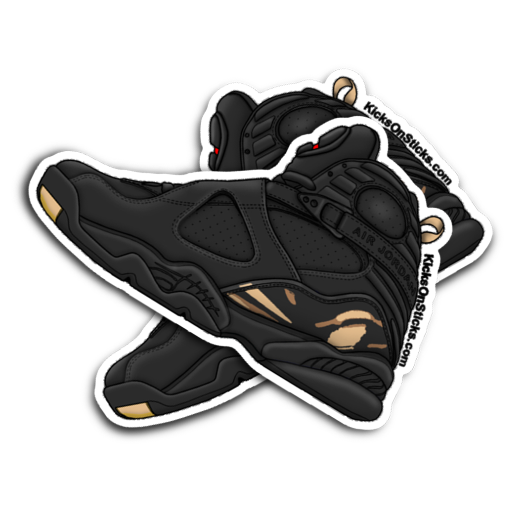 Jordan 8 "OVO" Black Sneaker Sticker