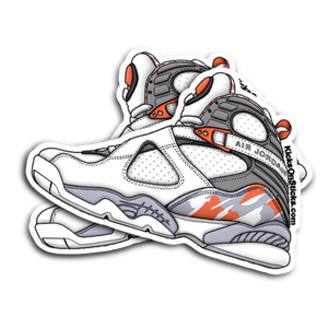 Jordan 8 "Stealth" Sneaker Sticker