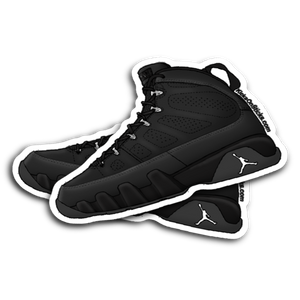 Jordan 9 "Anthracite" Sneaker Sticker