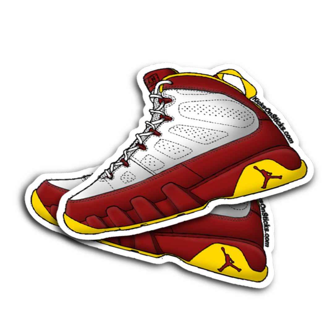 Jordan 9 "Bentley Ellis" Sneaker Sticker