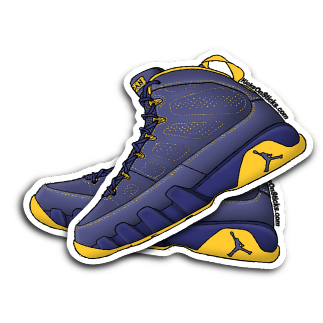 Jordan 9 "Calvin Bailey" Sneaker Sticker