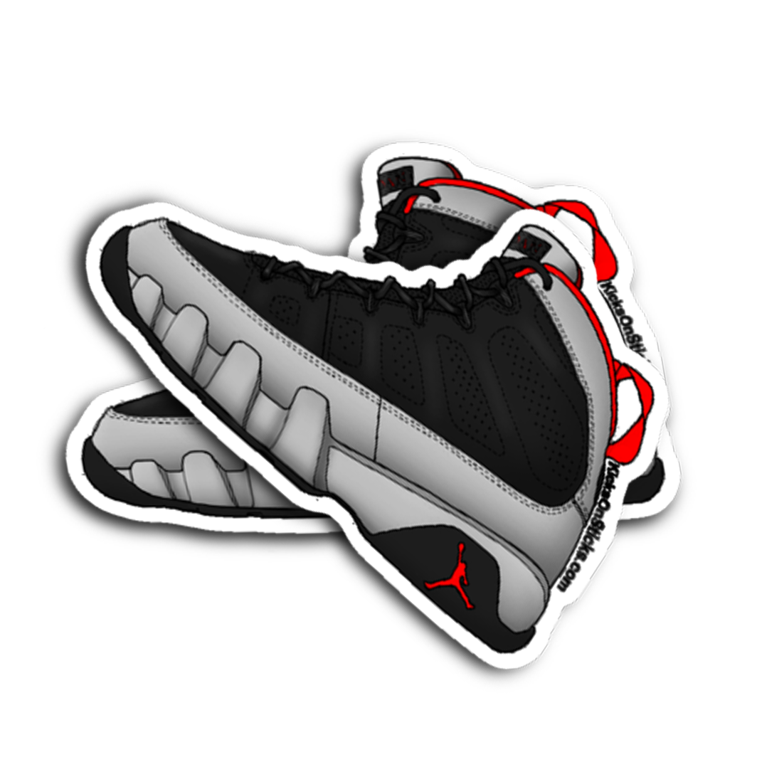 Jordan 9 "Kilroy" Sneaker Sticker