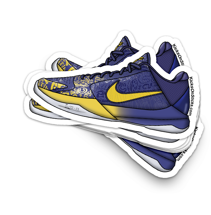 Kobe 5 "5 Rings" Sneaker Sticker
