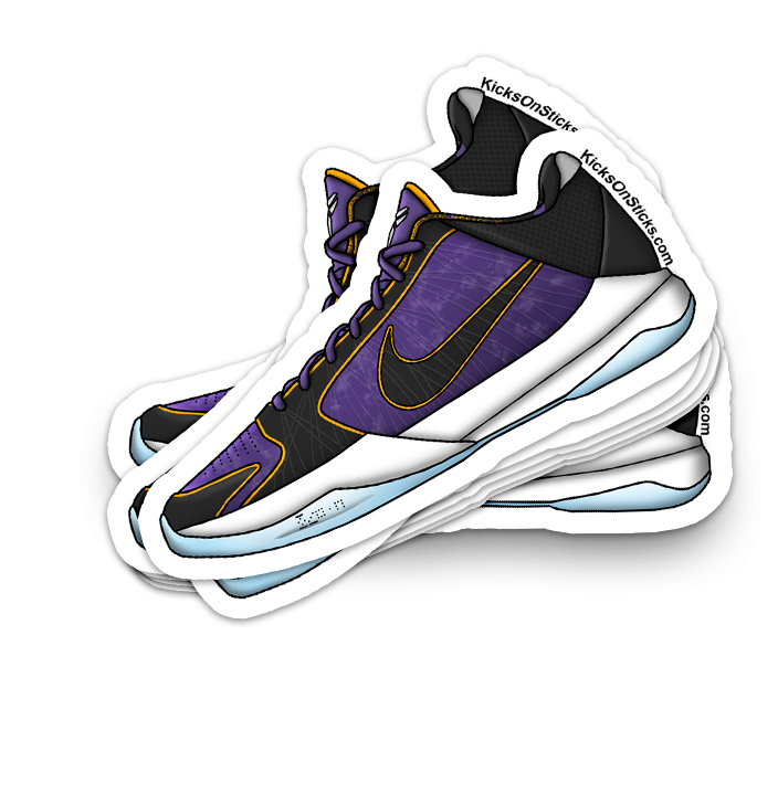 Kobe 5 "Lakers 2020" Sneaker Sticker