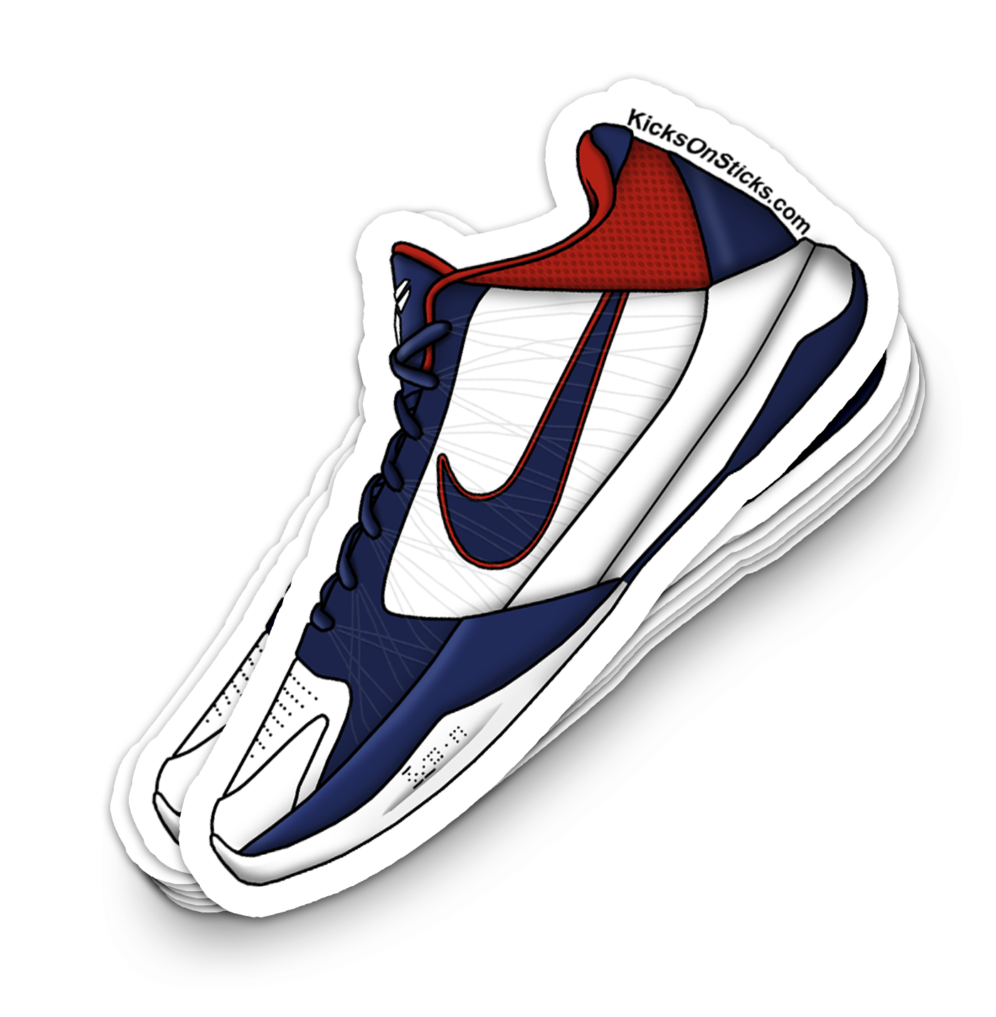 Kobe 5 "USA" Sneaker Sticker