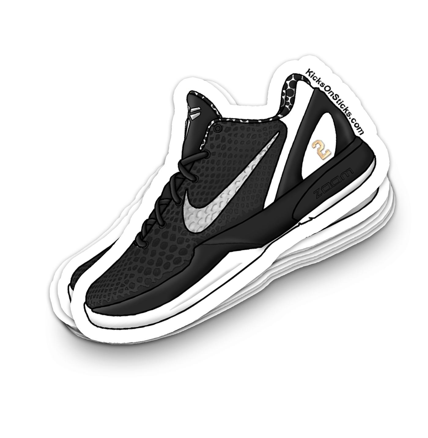 Kobe 6 "Mamba Forever" Sneaker Sticker