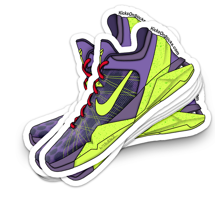 Kobe 7 "Christmas" Sneaker Sticker