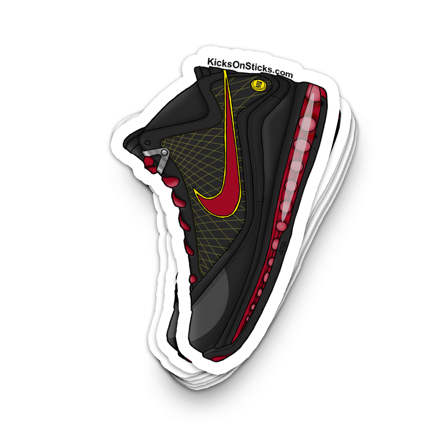Lebron 7 "Fairfax" Sneaker Sticker