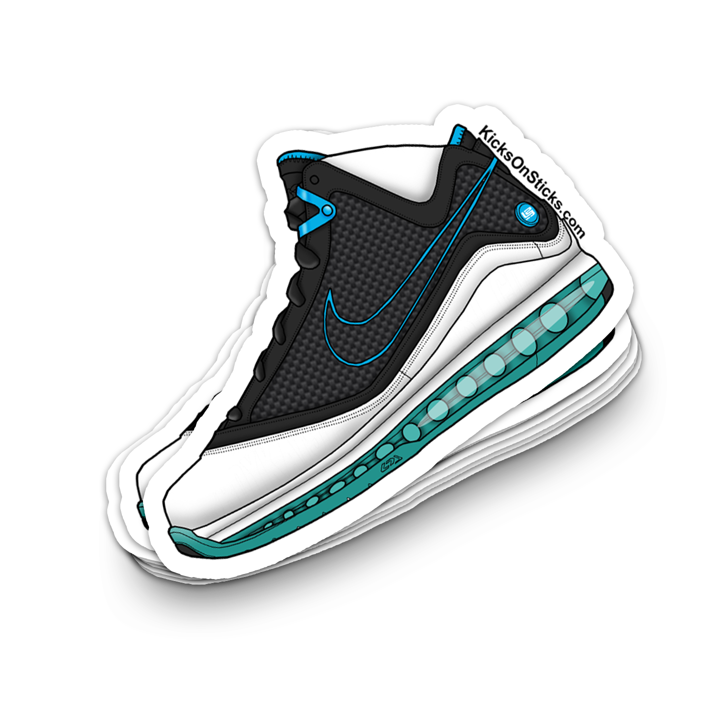 Lebron 7 "Red Carpet" Sneaker Sticker