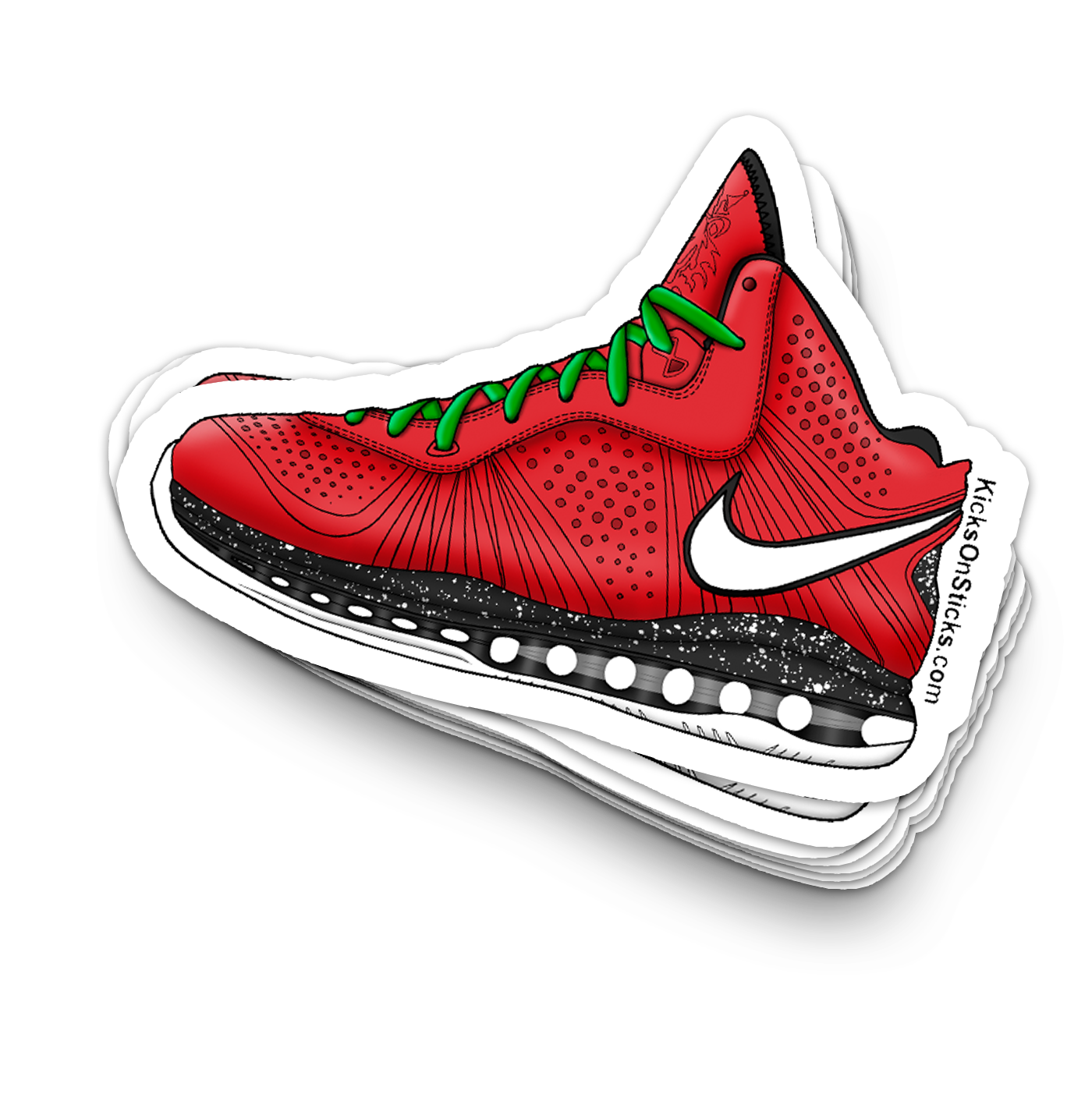 Lebron 8 "Christmas" Sneaker Sticker