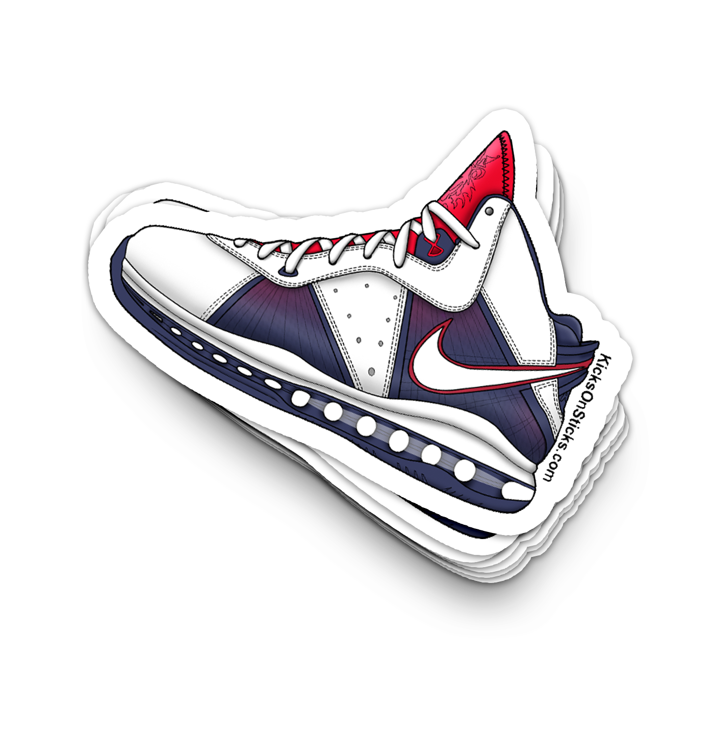 Lebron 8 "Veterans Day" Sneaker Sticker