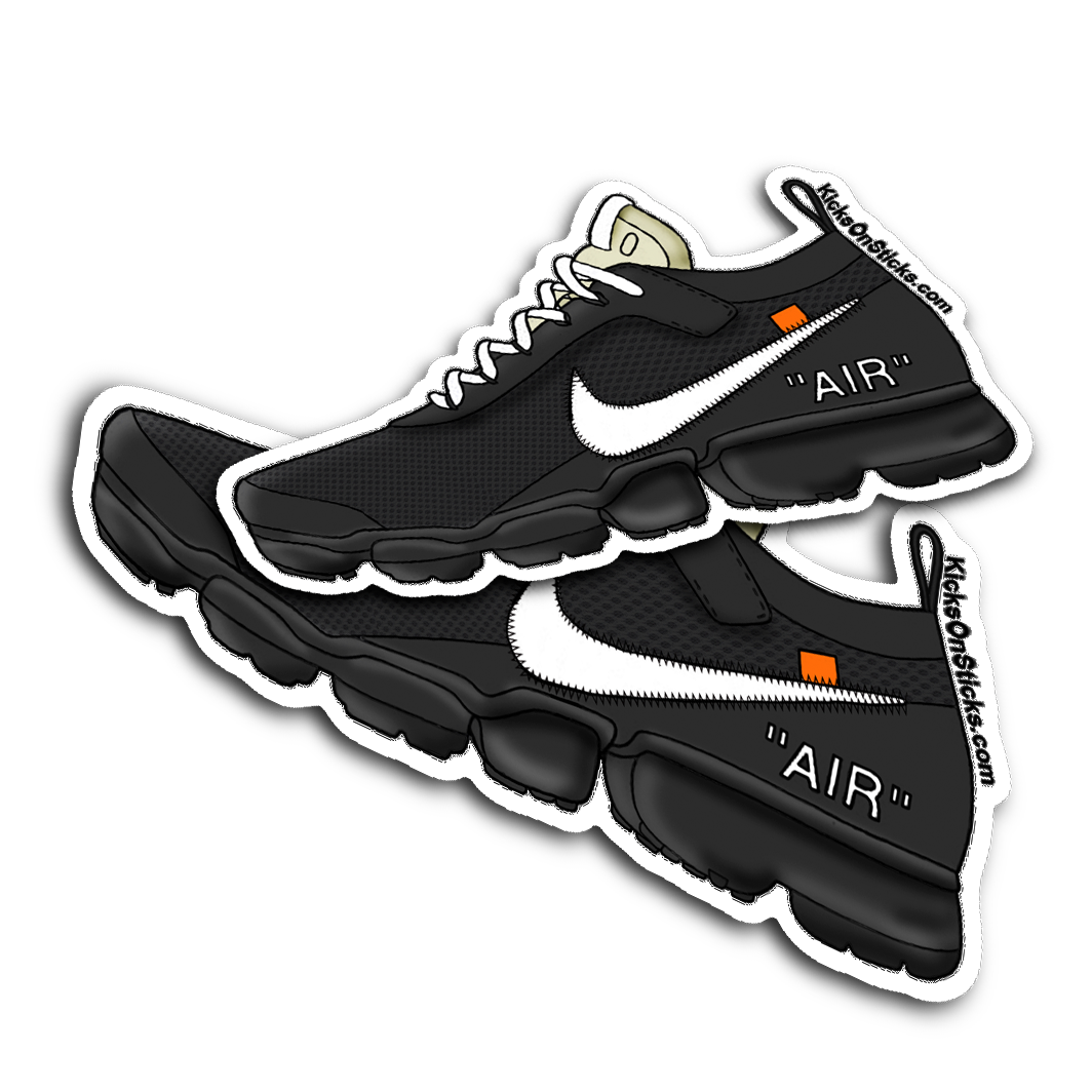 Off white shoes vapormax black best sale