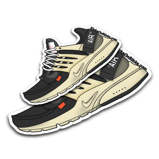 Presto Off-White "Black/Muslin" Sneaker Sticker