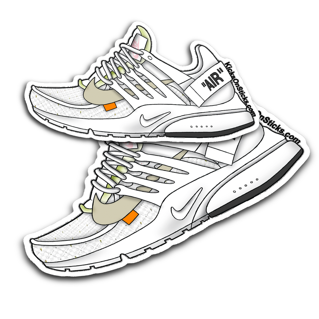Presto Off-White "White" Sneaker Sticker