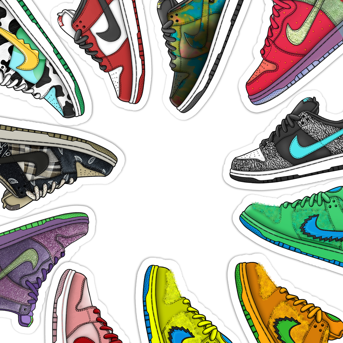 2020 Top SB Dunk - Sticker Pack
