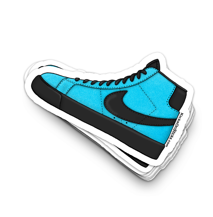 SB Blazer "Baltic Blue" Sneaker Sticker