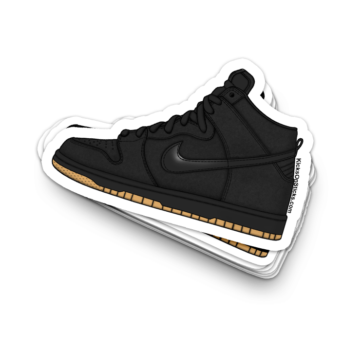 SB Dunk High "Black Gum" Sneaker Sticker