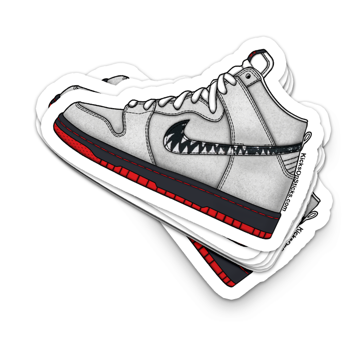SB Dunk High "Black Sheep Wolf" Sneaker Sticker