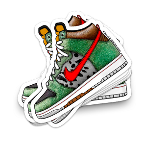 SB Dunk High "Dogwalker 420" Sneaker Sticker