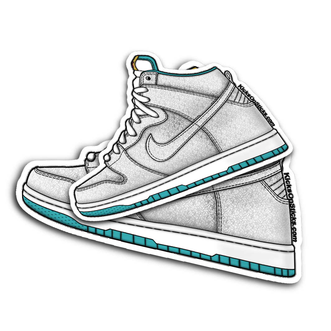 SB Dunk High "Flamingo" Sneaker Sticker