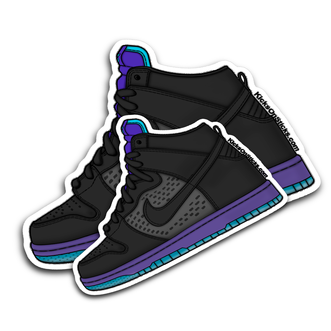 SB Dunk High "Grape" Sneaker Sticker