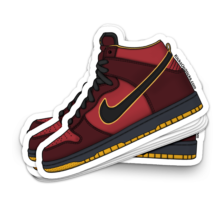 SB Dunk High "Ironman" Sneaker Sticker